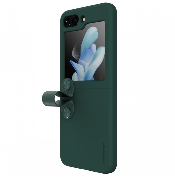 Nillkin Flex Flip fodral med hänge och ställ för Samsung Galaxy Z Flip 5 - grön