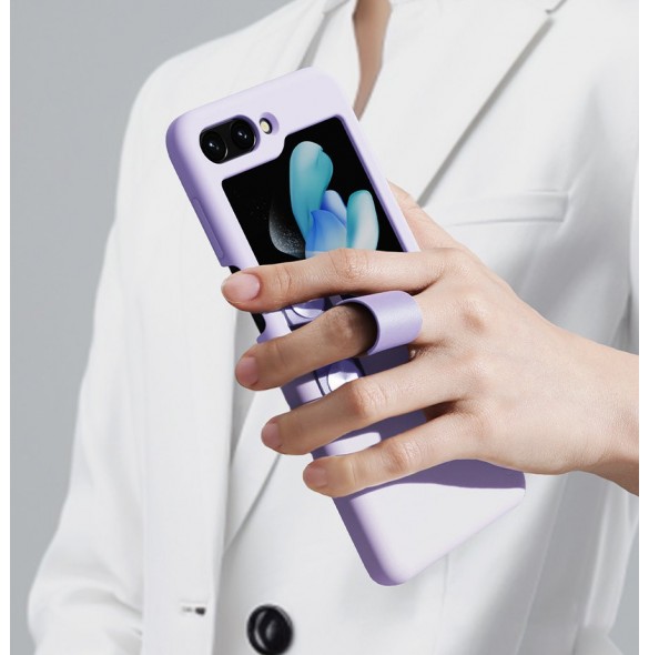 Nillkin Flex Flip fodral med hänge och ställ för Samsung Galaxy Z Flip 5 - grön