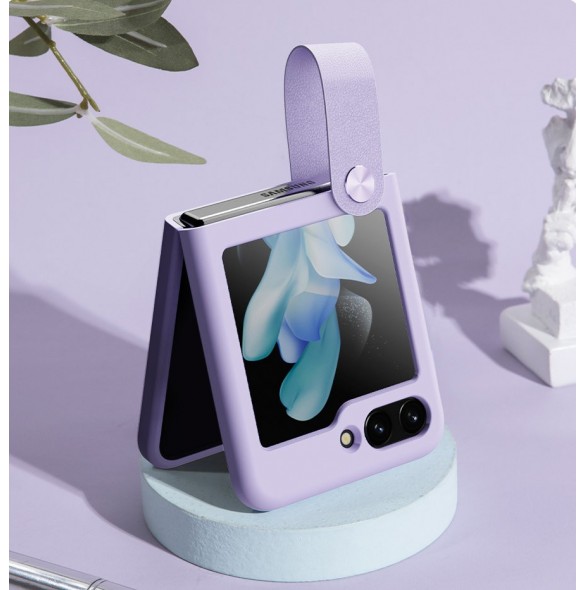 Nillkin Flex Flip fodral med hänge och ställ för Samsung Galaxy Z Flip 5 - grön