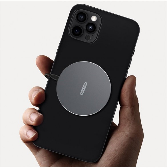 Nillkin MagSlim Qi trådlös laddare 10W för iPhone kompatibel med MagSafe svart