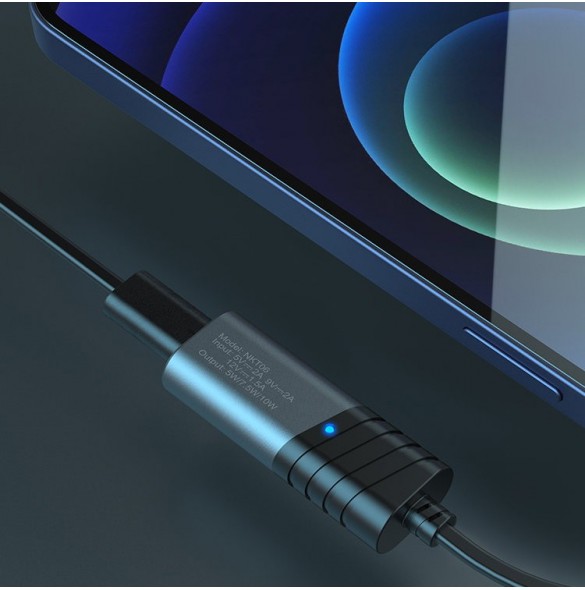 Nillkin MagSlim Qi trådlös laddare 10W för iPhone kompatibel med MagSafe svart