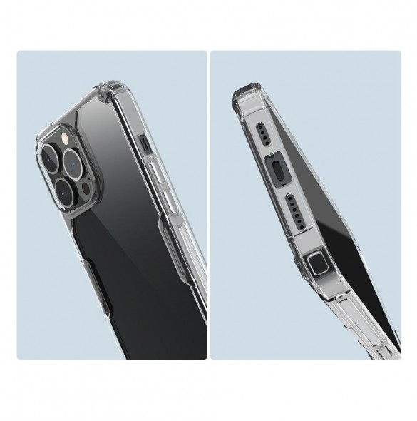 Nillkin Nature Pro fodral för iPhone 13 Pro pansarskal genomskinligt skal