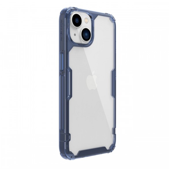 Nillkin Nature Pro fodral iPhone 14 Plus pansarfodral skal blå