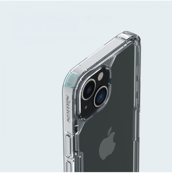 Nillkin Nature Pro fodral iPhone 14 Plus pansarfodral skal blå