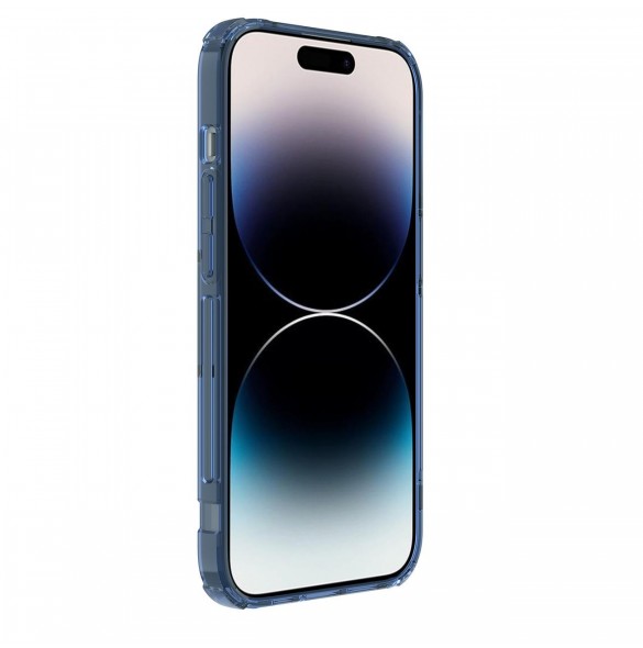 Nillkin Nature Pro fodral iPhone 14 Pro pansarfodral skal blå