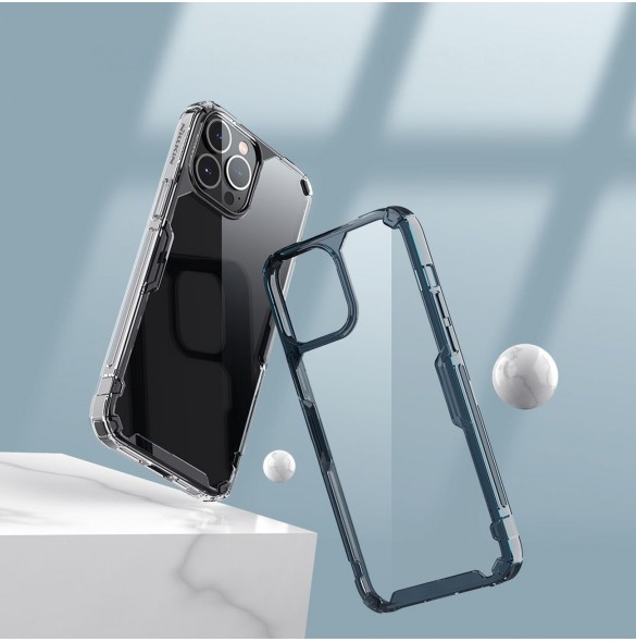 Nillkin Nature Pro fodral iPhone 14 Pro pansarfodral skal blå