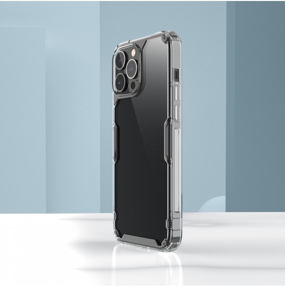 Nillkin Nature Pro fodral iPhone 14 Pro pansarfodral skal blå