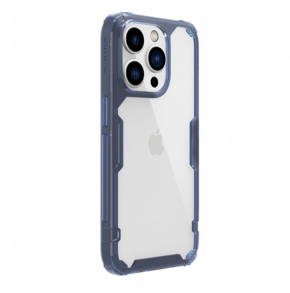 Nillkin Nature Pro fodral iPhone 14 Pro Max pansarfodral blå