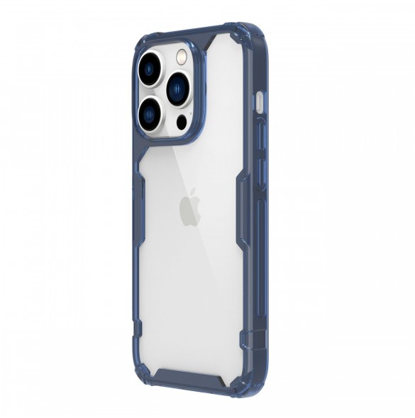 Nillkin Nature Pro fodral iPhone 14 Pro Max pansarfodral blå