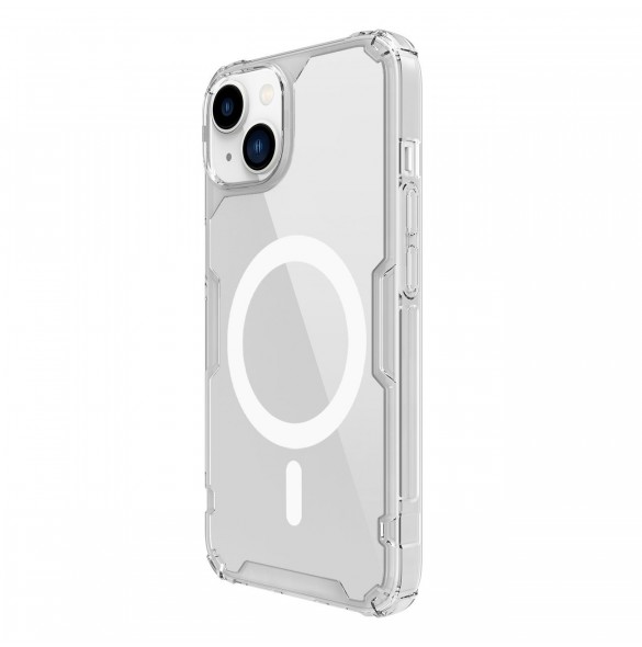 Nillkin Nature Pro Magnetic Case för iPhone 14 Plus Magnetic MagSafe Transparent Fodral