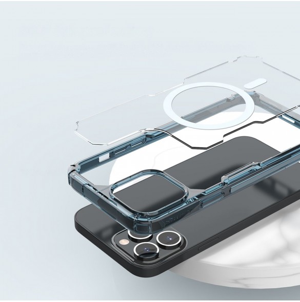 Nillkin Nature Pro Magnetic Case för iPhone 14 Pro Magnetic MagSafe Transparent Fodral