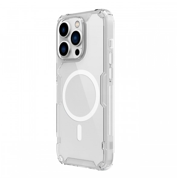 Nillkin Nature Pro Magnetic Case för iPhone 14 Pro Max MagSafe magnetiskt fodral genomskinligt