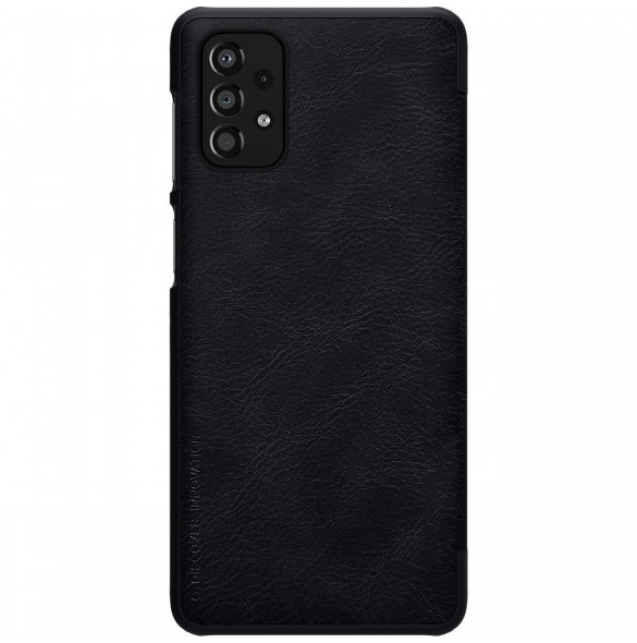 Nillkin Qin Fodral Fodral För Samsung Galaxy A33 5G Kameraskydd Hölster Cover Flip Cover Svart