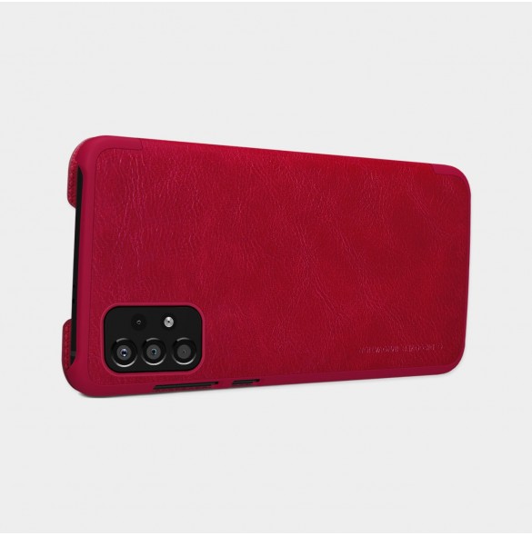 Nillkin Qin Fodral Fodral För Samsung Galaxy A33 5G Kameraskydd Hölster Cover Flip Cover Svart