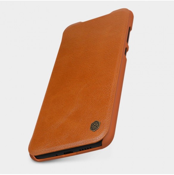 Nillkin Qin Fodral Fodral För Samsung Galaxy A33 5G Kameraskydd Hölster Cover Flip Cover Svart