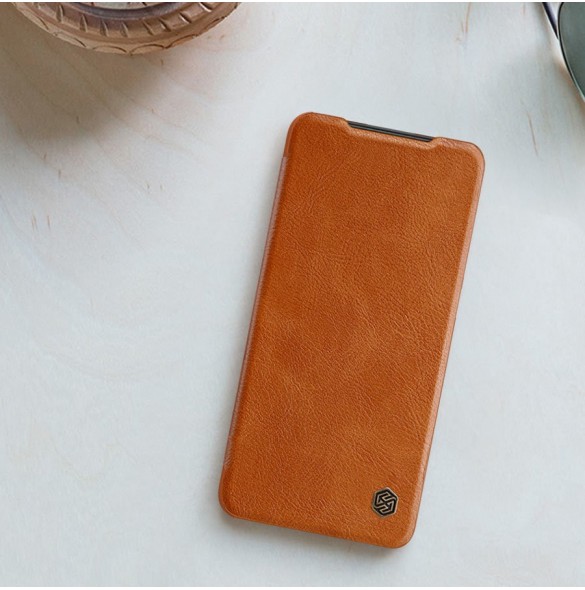 Nillkin Qin Fodral Fodral För Samsung Galaxy A33 5G Kameraskydd Hölster Cover Flip Cover Svart