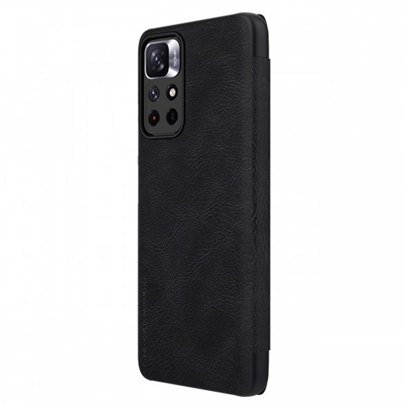 Nillkin Qin Fodral Fodral för Xiaomi Redmi Note 11T 5G / Note 11S 5G / Note 11 5G (Kina) / Poco M4 Pro 5G Kameraskydd Hölster