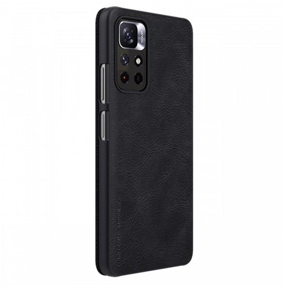 Nillkin Qin Fodral Fodral för Xiaomi Redmi Note 11T 5G / Note 11S 5G / Note 11 5G (Kina) / Poco M4 Pro 5G Kameraskydd Hölster