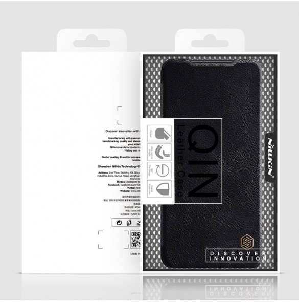 Nillkin Qin Fodral Fodral för Xiaomi Redmi Note 11T 5G / Note 11S 5G / Note 11 5G (Kina) / Poco M4 Pro 5G Kameraskydd Hölster