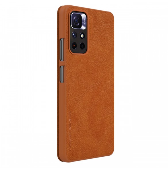 Nillkin Qin Fodral Fodral för Xiaomi Redmi Note 11T 5G / Note 11S 5G / Note 11 5G (Kina) / Poco M4 Pro 5G Kameraskydd Hölster