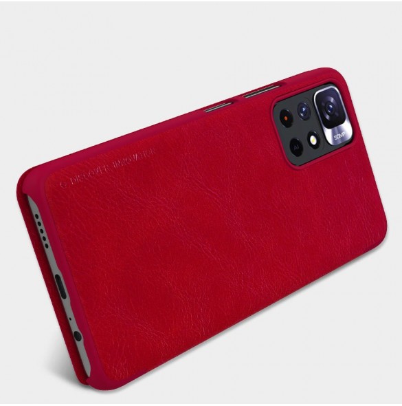 Nillkin Qin Fodral Fodral för Xiaomi Redmi Note 11T 5G / Note 11S 5G / Note 11 5G (Kina) / Poco M4 Pro 5G Kameraskydd Hölster