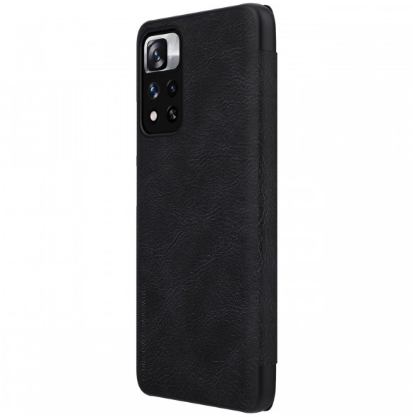 Nillkin Qin Case Cover för Xiaomi Redmi Note 11 Pro+ (Kina) / Redmi Note 11 Pro (Kina) / Mi11i HyperCharge Kameraskydd Hölste