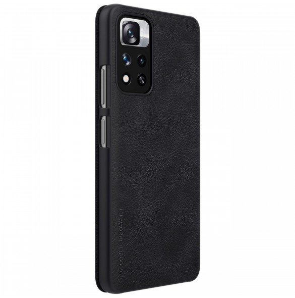 Nillkin Qin Case Cover för Xiaomi Redmi Note 11 Pro+ (Kina) / Redmi Note 11 Pro (Kina) / Mi11i HyperCharge Kameraskydd Hölste