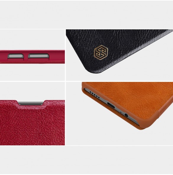 Nillkin Qin Case Cover för Xiaomi Redmi Note 11 Pro+ (Kina) / Redmi Note 11 Pro (Kina) / Mi11i HyperCharge Kameraskydd Hölste