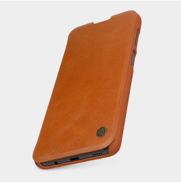 Nillkin Qin Case Cover för Xiaomi Redmi Note 11 Pro+ (Kina) / Redmi Note 11 Pro (Kina) / Mi11i HyperCharge Kameraskydd Hölste