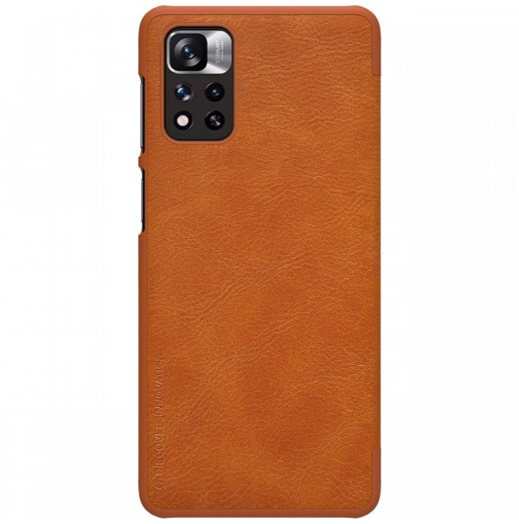 Nillkin Qin Case Cover för Xiaomi Redmi Note 11 Pro+ (Kina) / Redmi Note 11 Pro (Kina) / Mi11i HyperCharge Kameraskydd Hölste