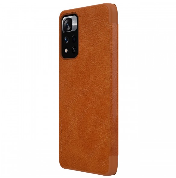 Nillkin Qin Case Cover för Xiaomi Redmi Note 11 Pro+ (Kina) / Redmi Note 11 Pro (Kina) / Mi11i HyperCharge Kameraskydd Hölste