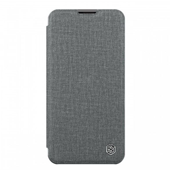 Nillkin Qin Cloth Pro Case Fodral För iPhone 14 Plus Kameraskydd Hölster Cover Flip Fodral Grå