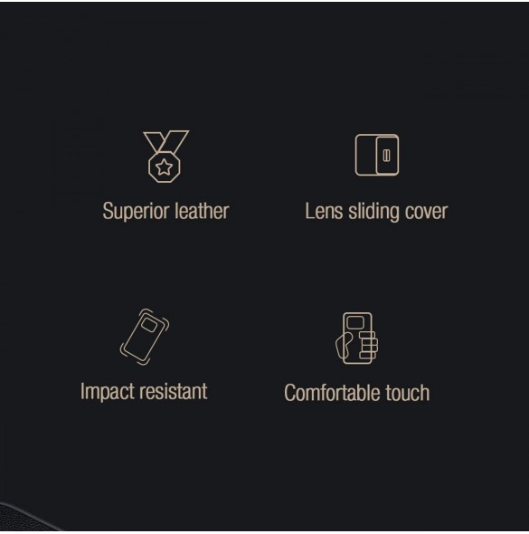 Nillkin Qin Cloth Pro Case Fodral För iPhone 14 Plus Kameraskydd Hölster Cover Flip Fodral Grå