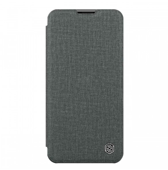 Nillkin Qin Cloth Pro Case Fodral För iPhone 14 Pro Max Kameraskydd Hölster Cover Flip Fodral Grå