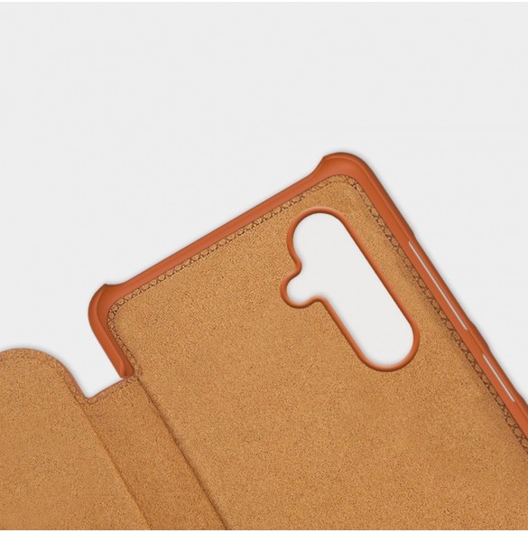 Samsung Galaxy A14 5G / Galaxy A14 Nillkin Qin Series PU Läder Flip Fodral Svart