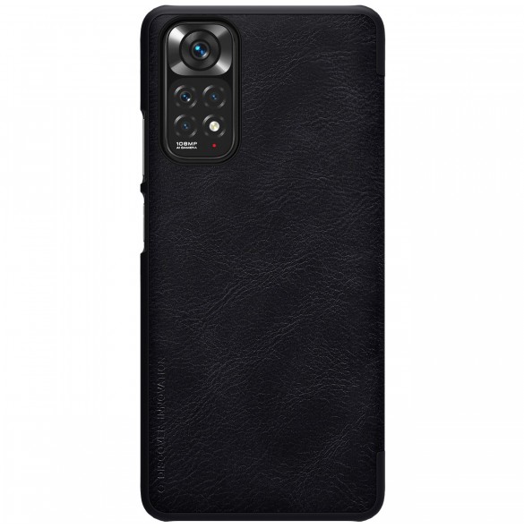 Nillkin Qin läderfodral för Xiaomi Redmi Note 11S / Note 11 svart