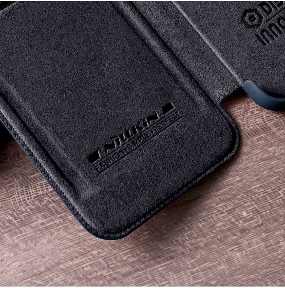 Nillkin Qin läderhölster till Samsung Galaxy A73 brun