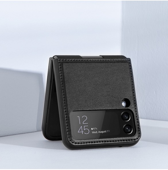 Nillkin Qin läderhölster till Samsung Galaxy Z Flip 3 svart