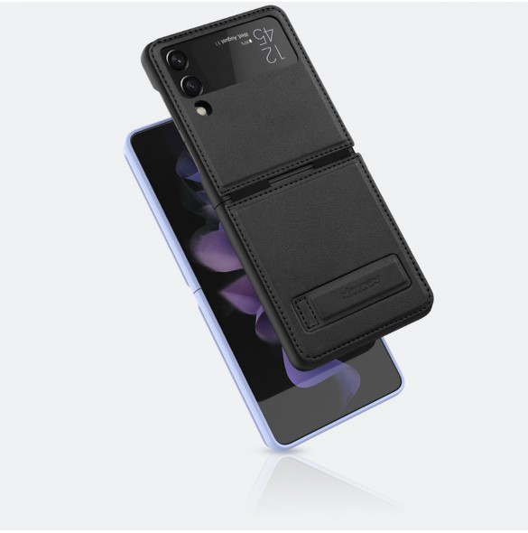 Nillkin Qin läderhölster till Samsung Galaxy Z Flip 3 svart