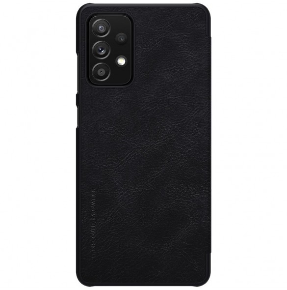 Nillkin Qin original läderfodral till Samsung Galaxy A72 4G svart