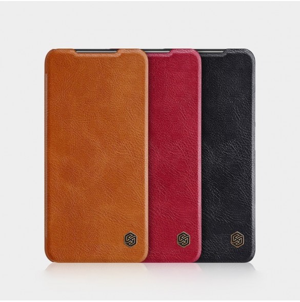 Nillkin Qin original läderfodral till Xiaomi Poco M3 svart