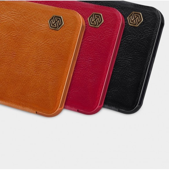 Nillkin Qin original läderfodral till Xiaomi Poco M3 svart