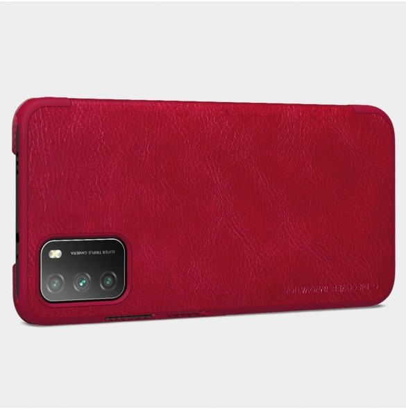 Nillkin Qin original läderfodral till Xiaomi Poco M3 svart