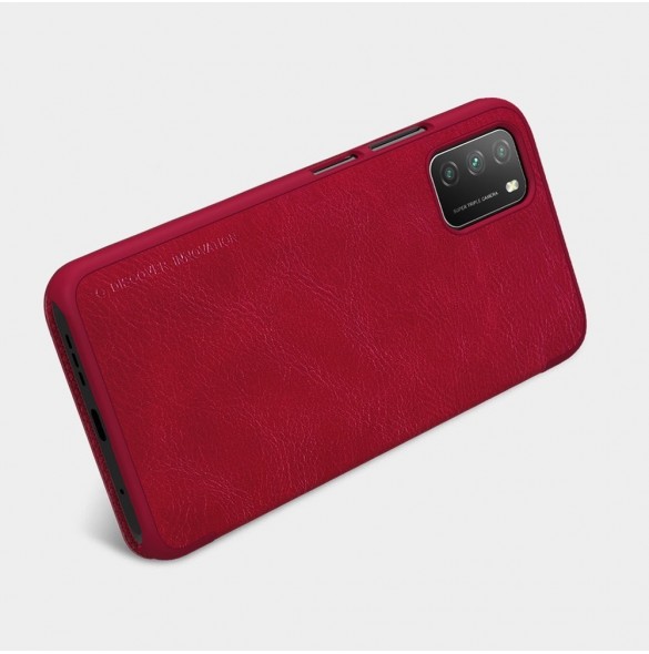 Nillkin Qin original läderfodral till Xiaomi Poco M3 svart