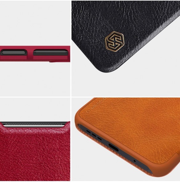 Nillkin Qin original läderfodral till Xiaomi Poco M3 svart