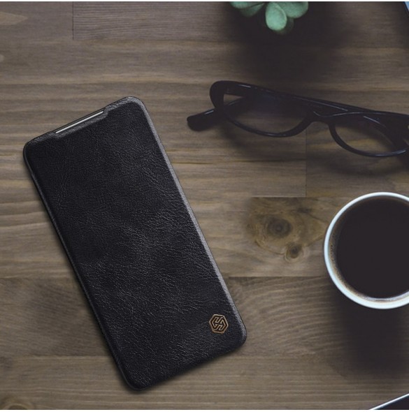 Nillkin Qin original läderfodral till Xiaomi Poco M3 svart