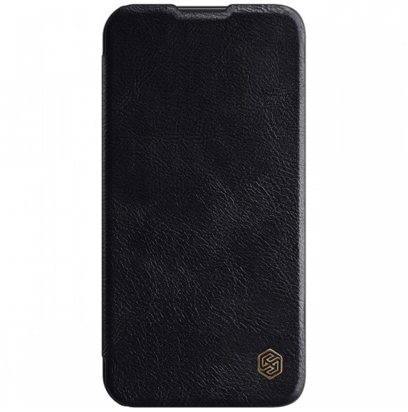 Nillkin Qin Pro Läderfodral iPhone 14 Pro Max 6.7 2022 Svart