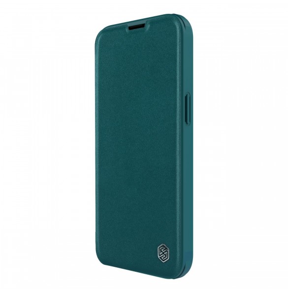 Nillkin Qin Pro Läderfodral-enligt läder iPhone 14 Plus 6.7 2022 Exuberant Green