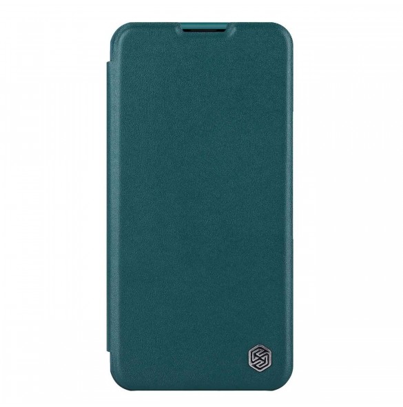 Nillkin Qin Pro Läderfodral-enkelt läder iPhone 14 Pro Max 6.7 2022 Exuberant Green