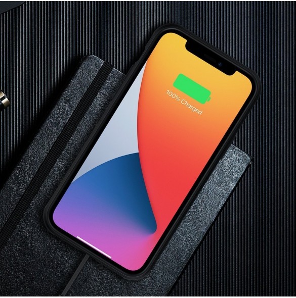 Nillkin Super Frosted Shield Fodral + stöd för iPhone 12 Pro Max svart
